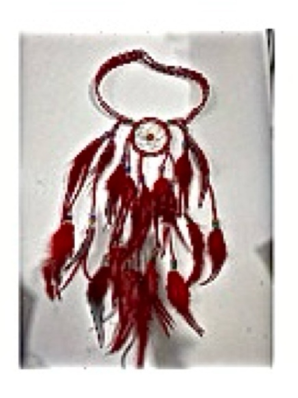 Red Dreamcatcher Feather Headband. OS. NWT.
